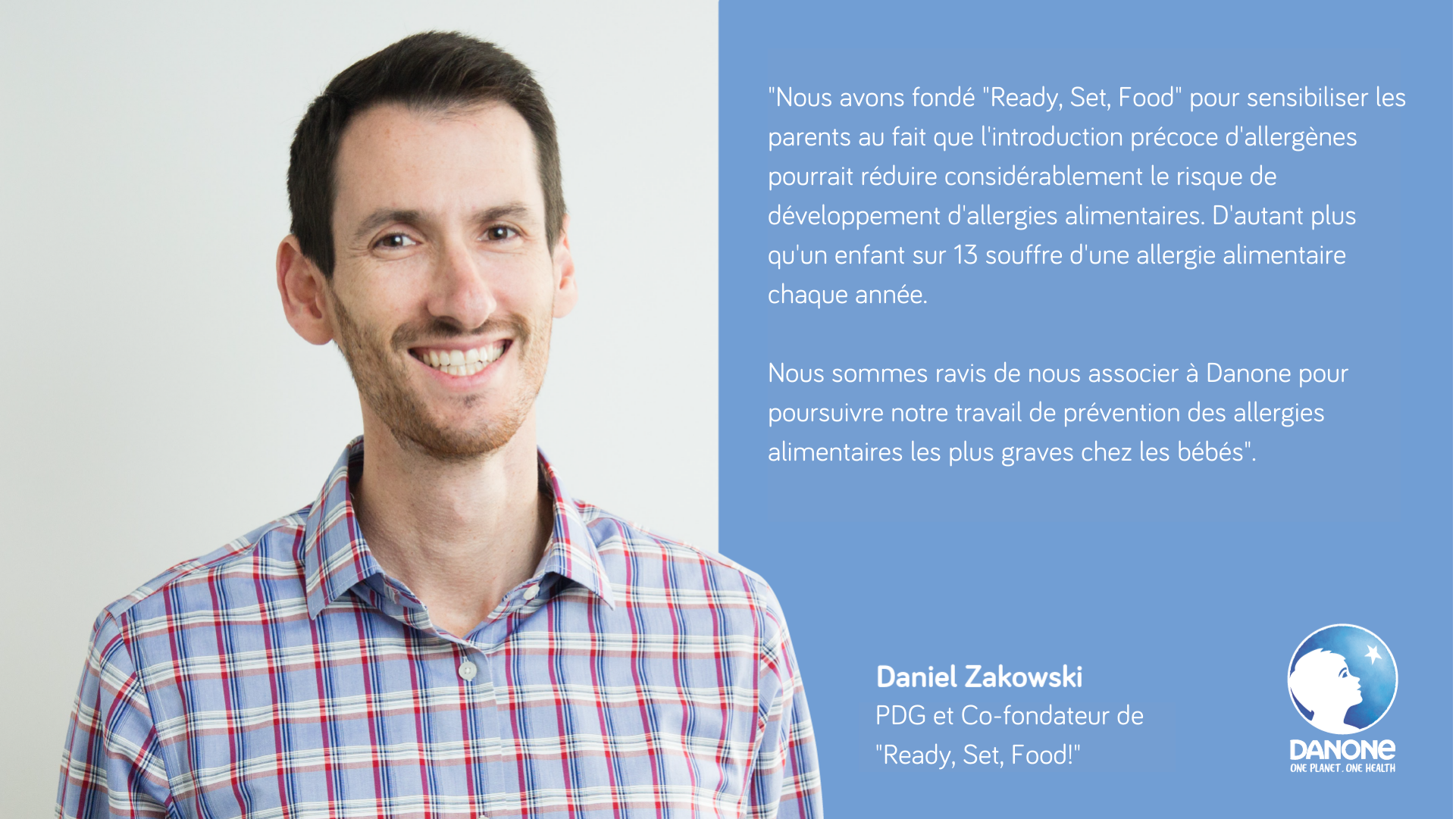 Portrait et citation de Daniel Zakowski, PDG and Co-fondateur de Ready, Set, Food! Portrait et citation de Daniel Zakowski, PDG and Co-fondateur de Ready, Set, Food!